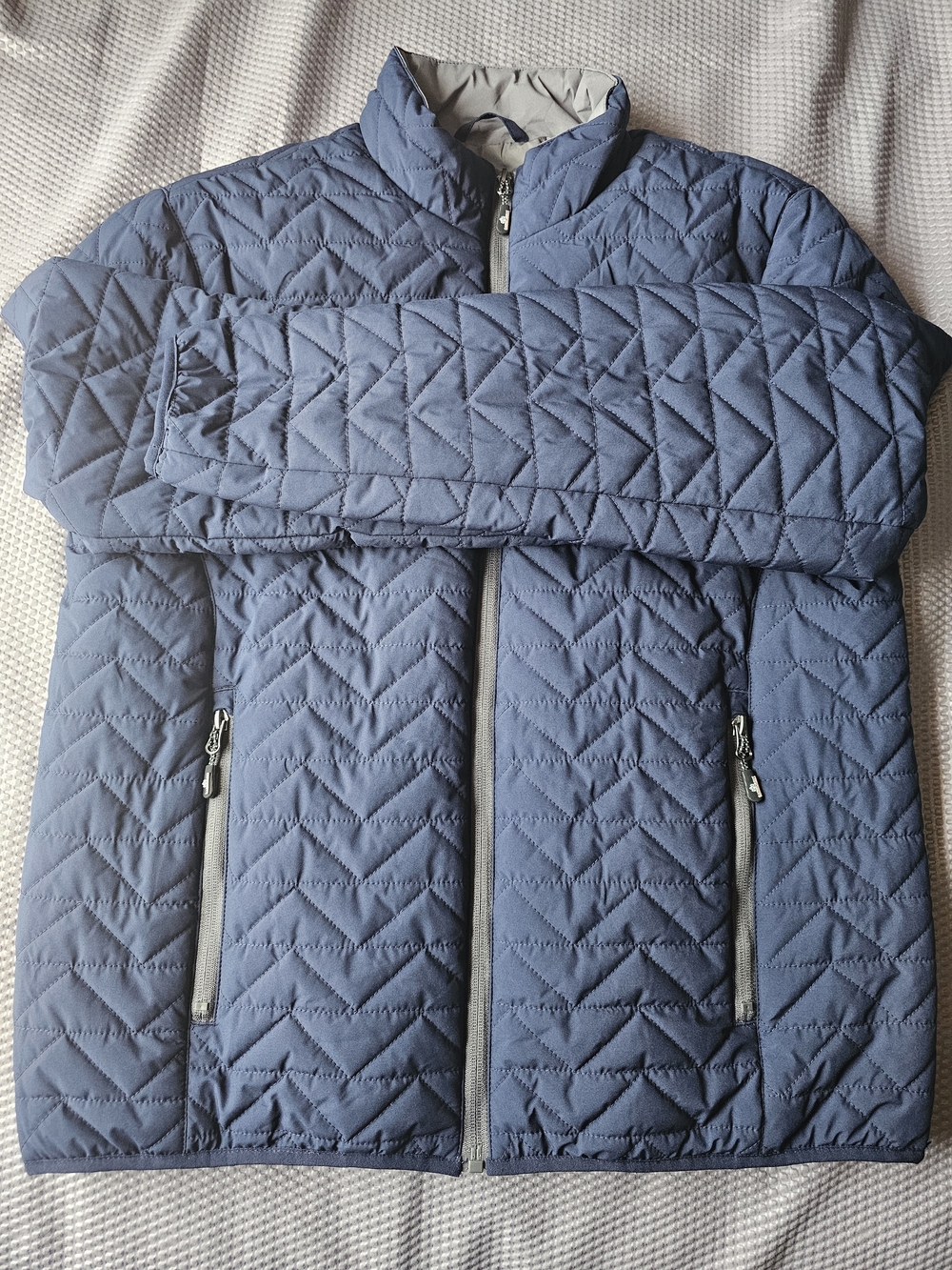RAINFOREST Navy Quilted Lightweight Puffer Jacket